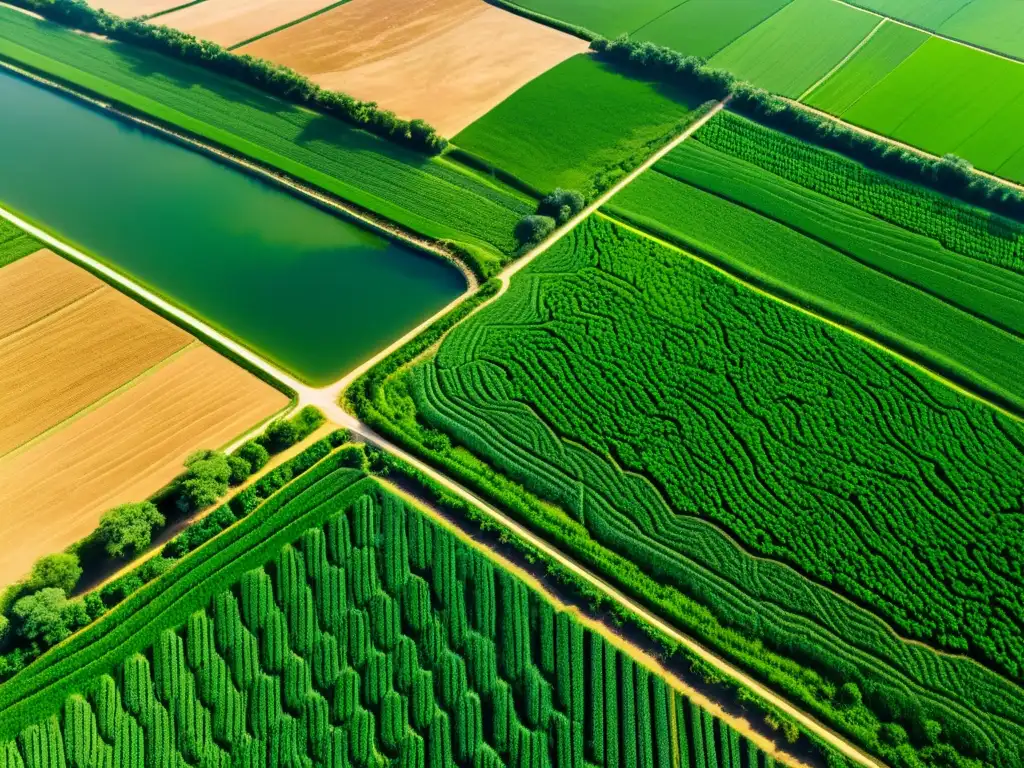 Antigua red de riego y terrazas, muestra la transformación de ecosistemas por civilizaciones