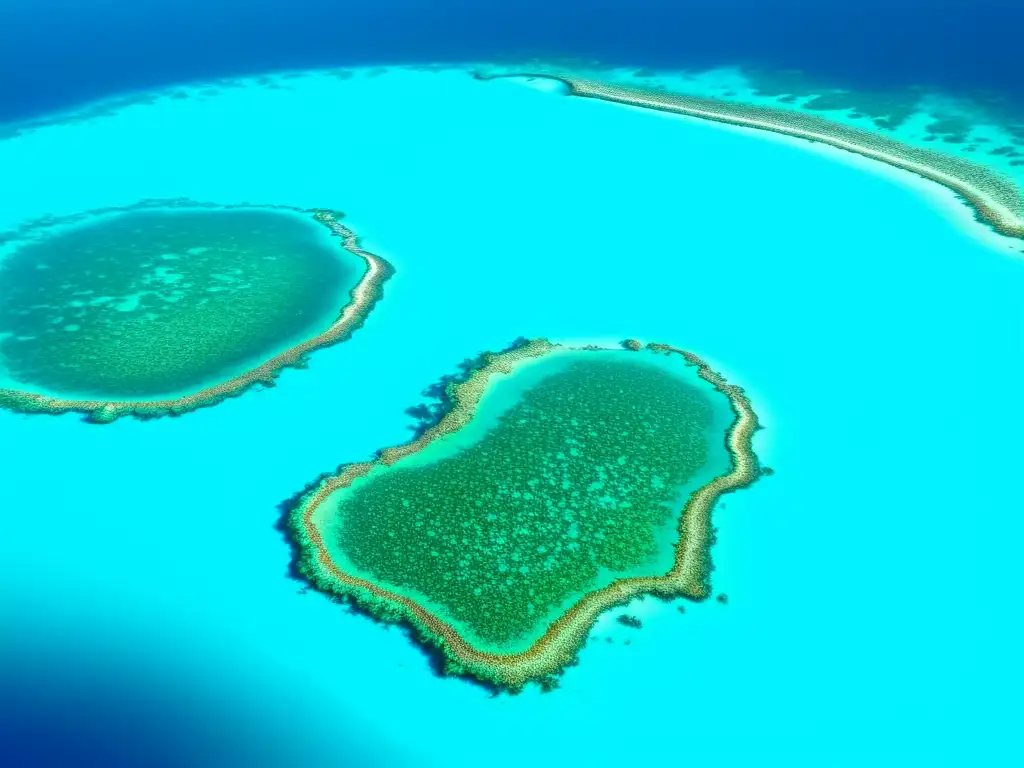 Un arrecife de coral vibrante y diverso, con una amplia gama de formaciones de coral y vida marina