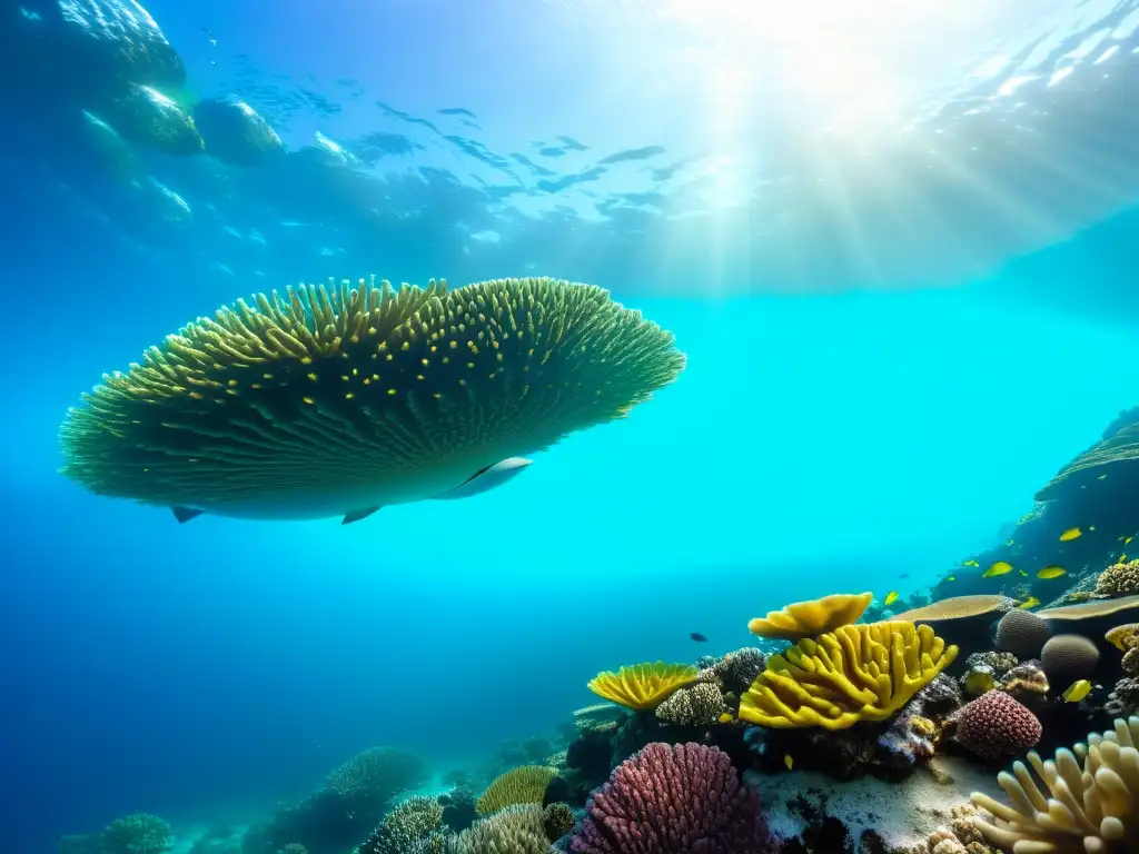 Esplendor Submarino: Arrecife de Coral Vibrante Arrecifes de coral del mundo: una vibrante y diversa comunidad marina, con coloridas formaciones de coral y una vida marina asombrosa
