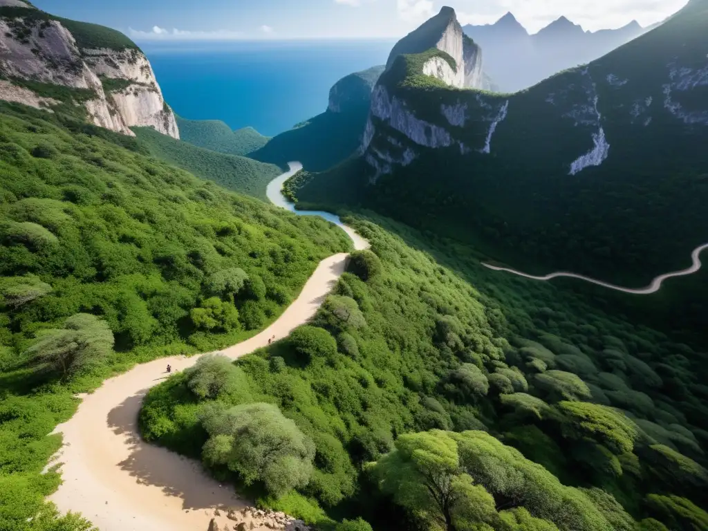 Contraste impactante de hábitats naturales: belleza amenazada por el impacto del turismo masivo