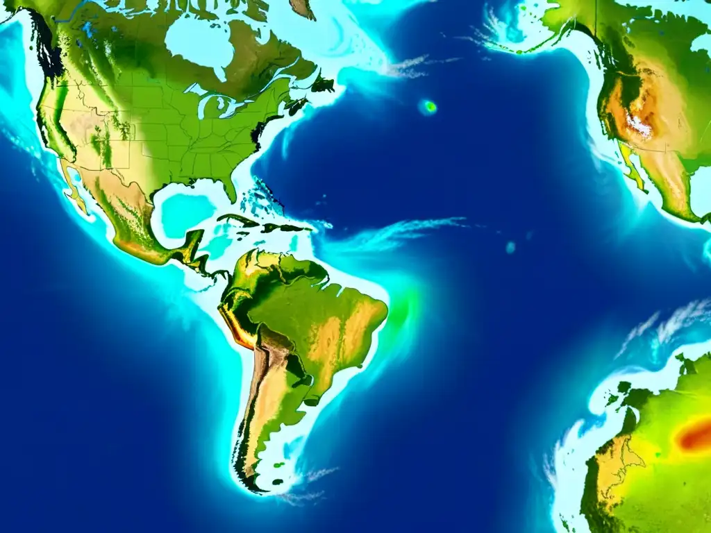 Datos satelitales mejoran modelos climáticos: Imagen de la Tierra muestra patrones climáticos y ecosistemas en alta resolución