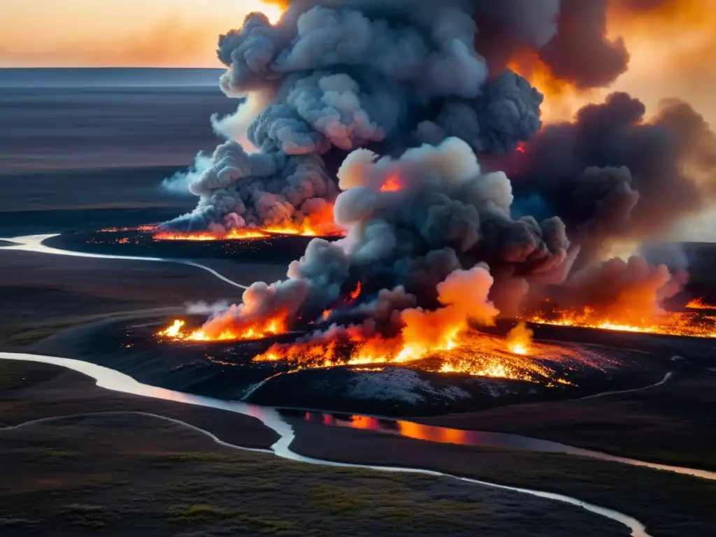 Devastador incendio en la tundra muestra consecuencias del cambio climático