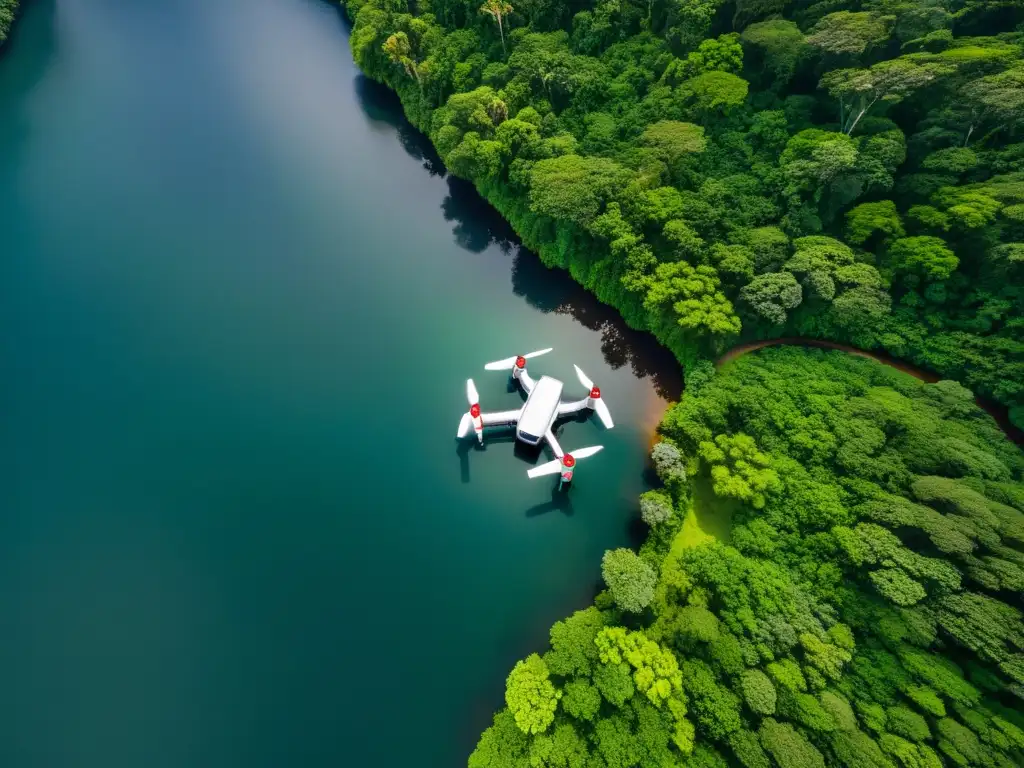 Drone captura imágenes de ecosistemas inaccesibles, destacando la belleza y complejidad de la selva tropical remota