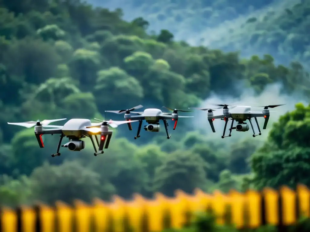 Drones protegiendo ecosistemas en zonas conflictivas: capturando la belleza y fragilidad de la selva