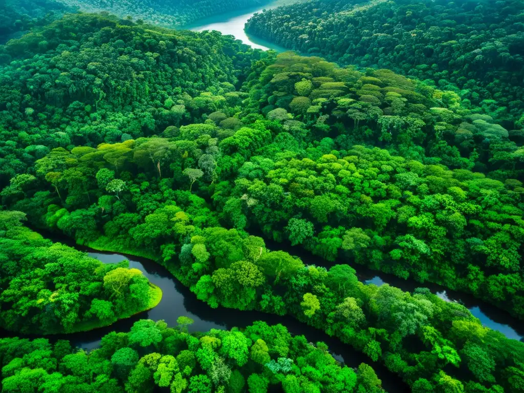 Drones capturan la exuberante selva tropical, resaltando la necesidad de vigilancia con drones para bosques tropicales