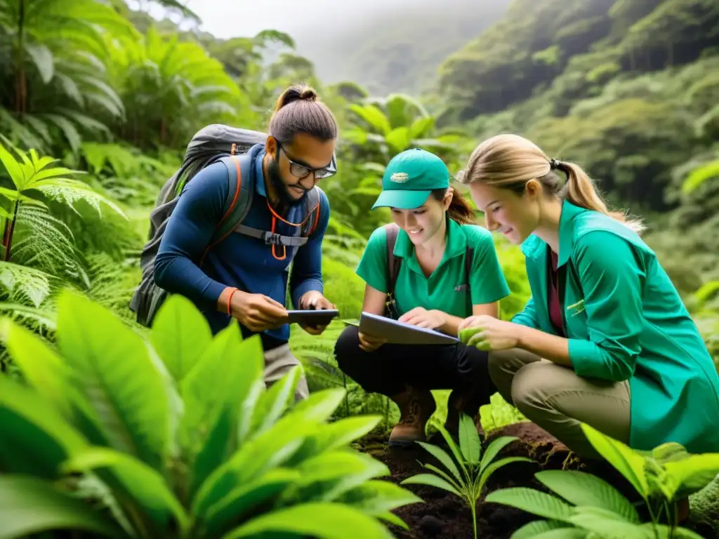 Un emocionante proyecto de postgrado en un ecosistema real, capturando la asombrosa biodiversidad y la pasión por la investigación