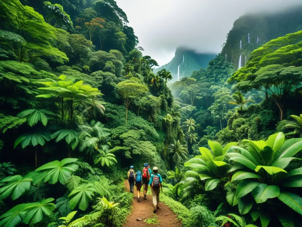 Un emocionante viaje de ecoturismo a través de exuberante selva lluviosa