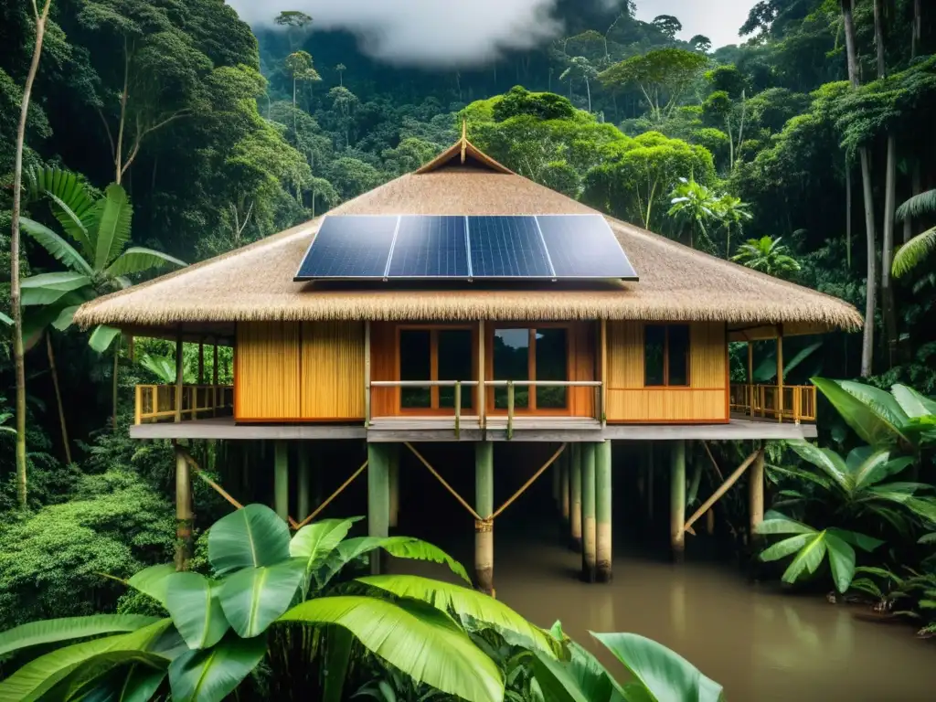 Encuentros cercanos con la naturaleza en Borneo: Ecolodge sostenible en la exuberante selva, con arquitectura integrada y ambiente sereno