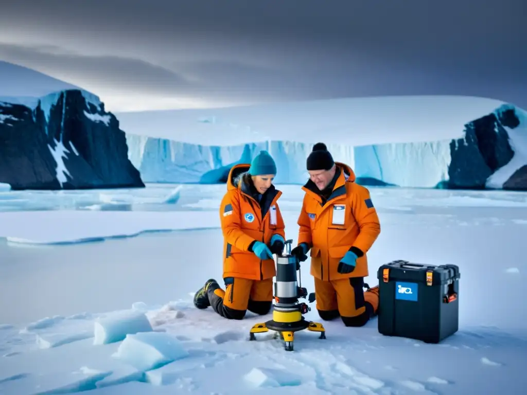 Equipo de científicos estudia el cambio global en ecosistemas polares, en paisajes helados