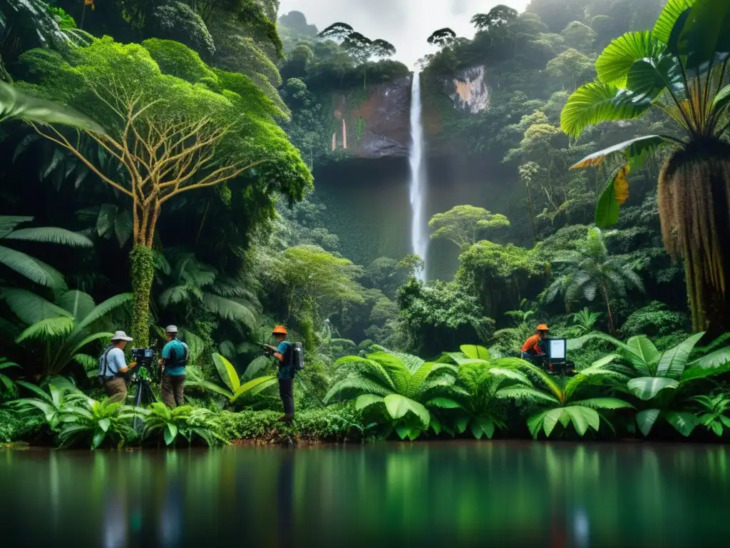 Equipo de científicos utiliza tecnologías de luz para estudiar ecosistemas en la selva tropical, capturando la belleza natural