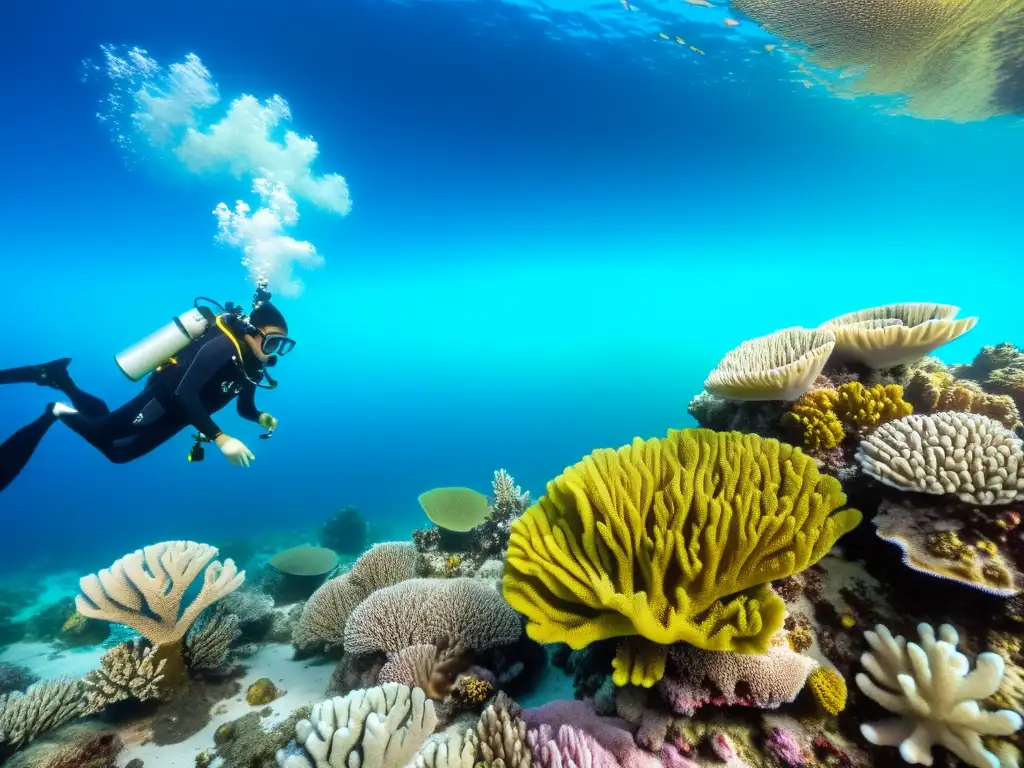 Equipo de investigadores documenta impacto del cambio climático en arrecife de coral