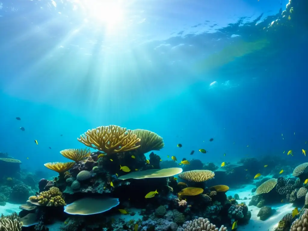 Espectacular ecosistema marino en Hawái con arrecifes de coral, peces coloridos y tortugas marinas