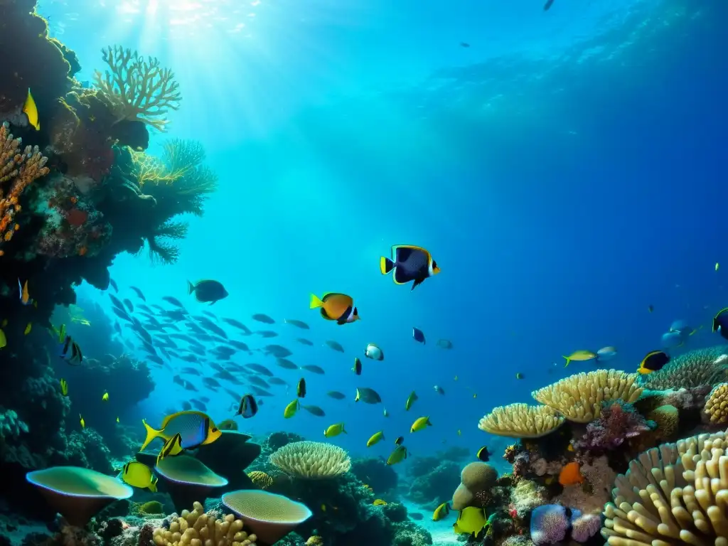 Una espectacular imagen de la importancia ecológica de los peces de arrecife en un vibrante ecosistema marino