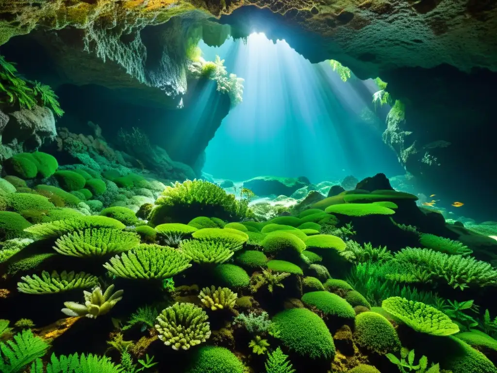 Espléndido ecosistema kárstico del Mediterráneo, con formaciones de piedra, arroyos subterráneos y biodiversidad única en cueva vibrante