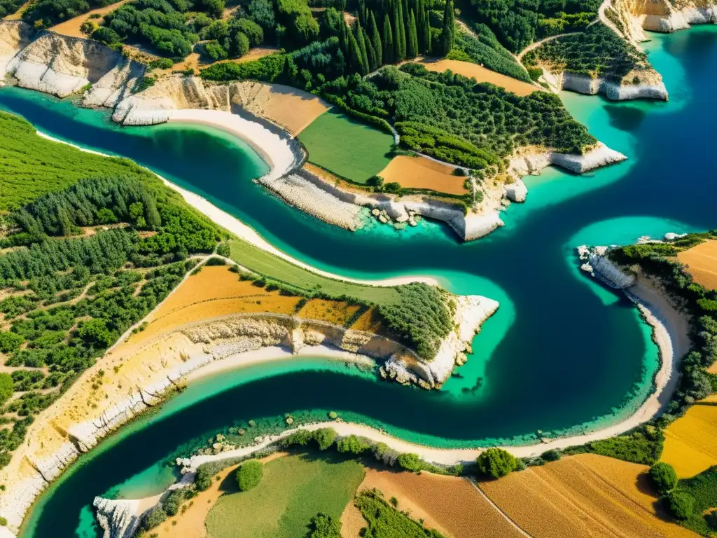 Exploración de la historia natural de Chipre: diversidad de paisajes con costa, bosques, colinas, ríos, y huella humana