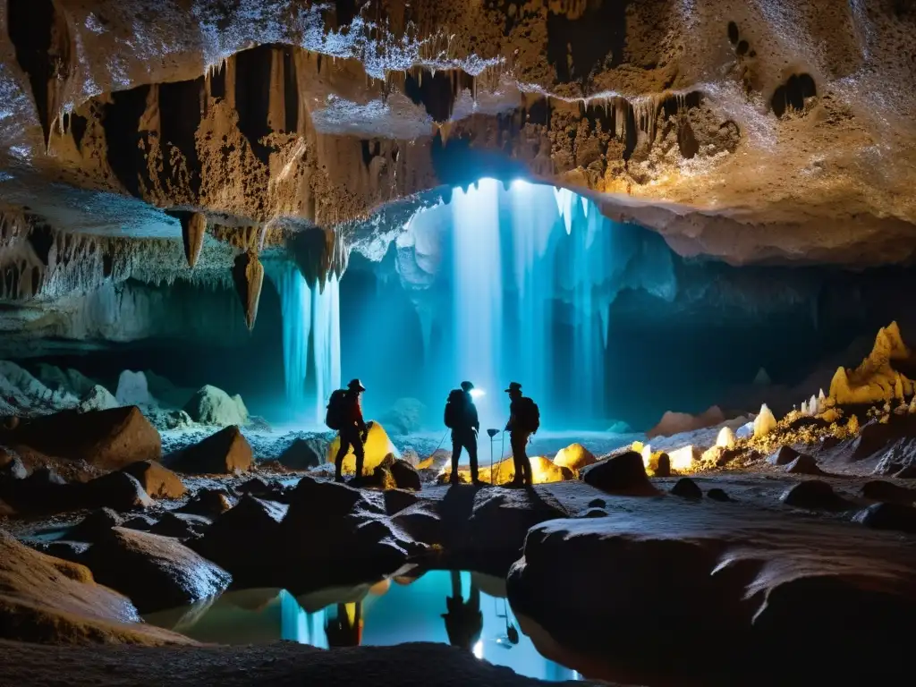 Exploradores documentan la belleza del ecosistema subterráneo iluminado