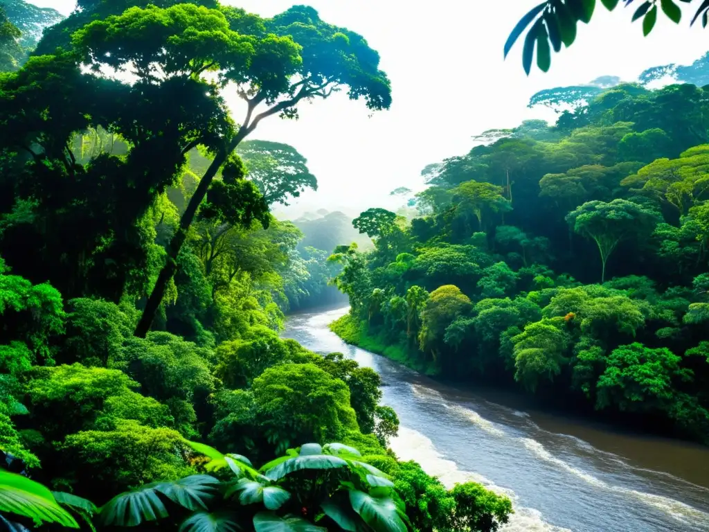 Explora la exuberante selva del Parque Nacional Tortuguero en Costa Rica, con su diversa flora y fauna en un escenario de pura vida