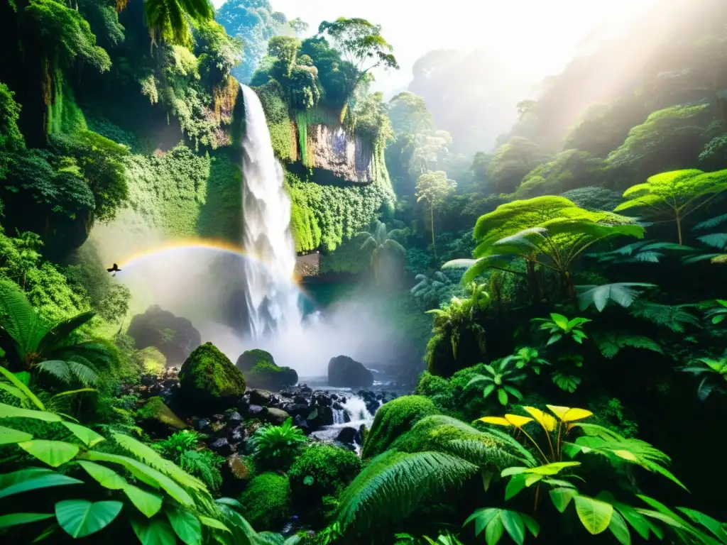 Exuberante selva en parque nacional, destacando la importancia de los parques nacionales para la preservación de especies en peligro