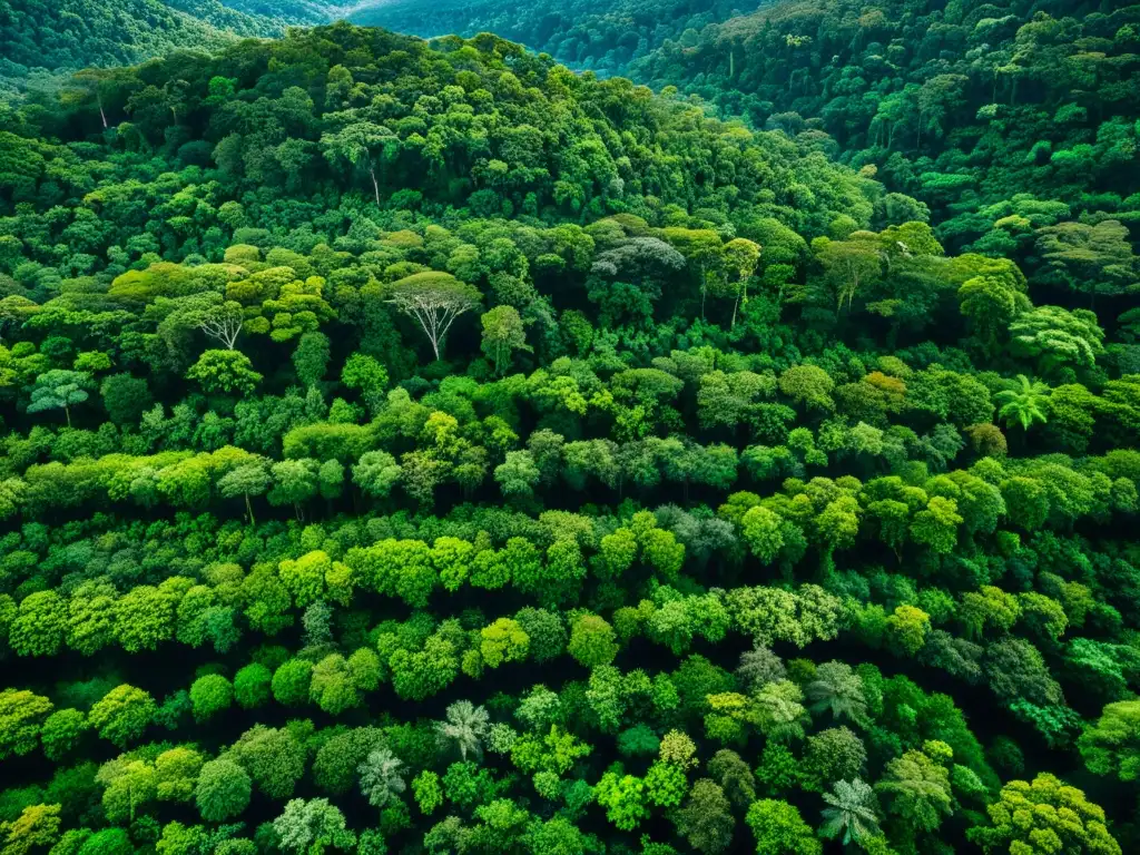 Una exuberante selva tropical con diversidad de vida