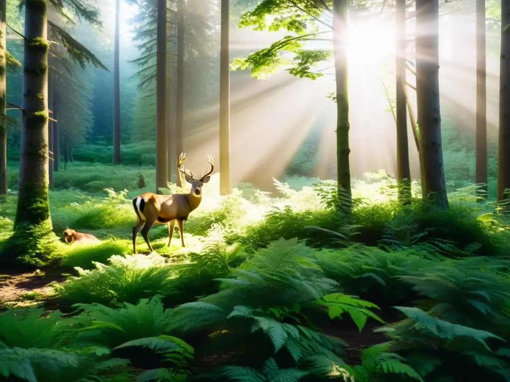 Una exuberante selva con vida silvestre capturada por cámaras trampa