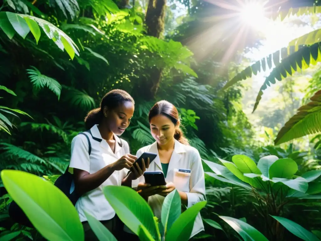 Un grupo de científicos ciudadanos documenta la biodiversidad con entusiasmo, usando tecnología móvil en ciencia ciudadana ecológica