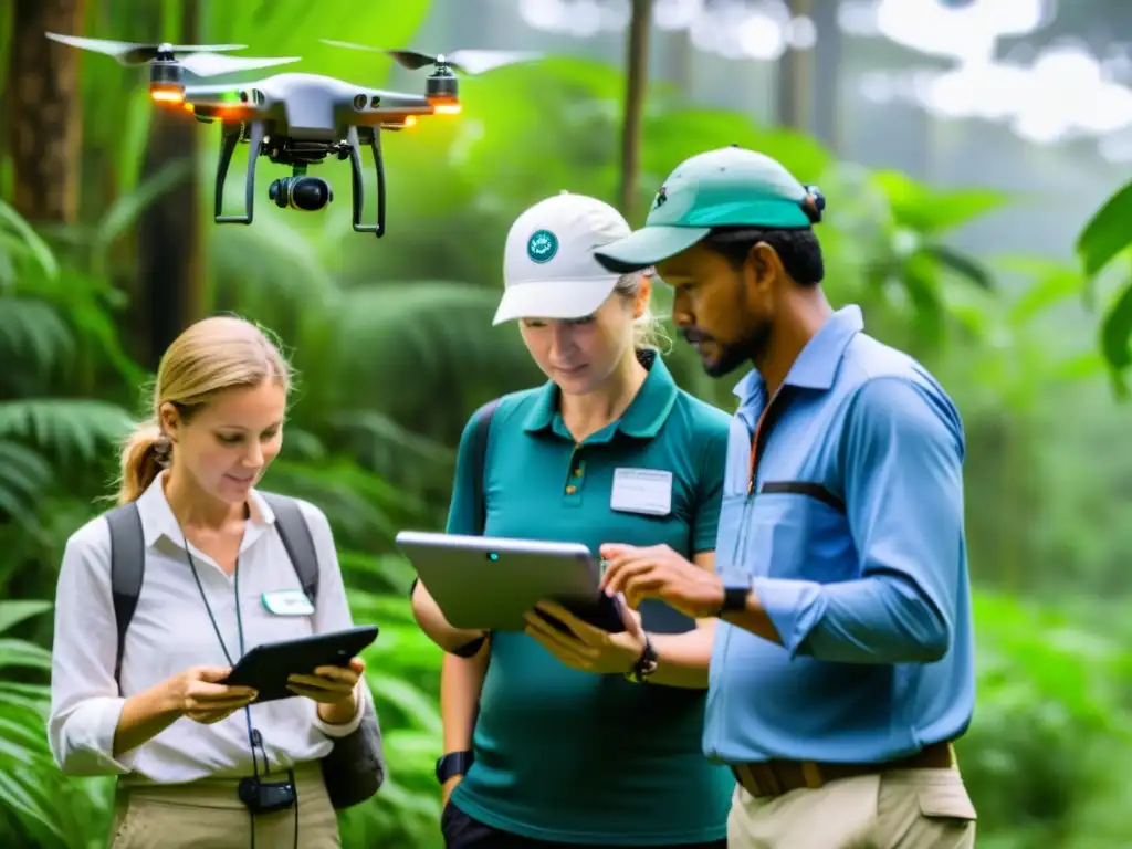 Grupo de científicos ciudadanos utiliza tecnología para la conservación de especies en un bosque biodiverso