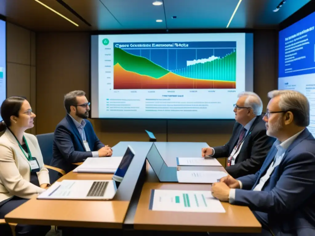 Un grupo de científicos y políticos medioambientales discuten el impacto de las predicciones climáticas en las decisiones medioambientales