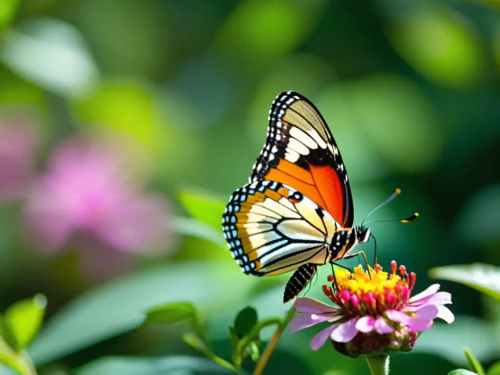 Imagen impactante del ciclo de vida de los insectos en su hábitat natural, destacando el impacto del cambio climático