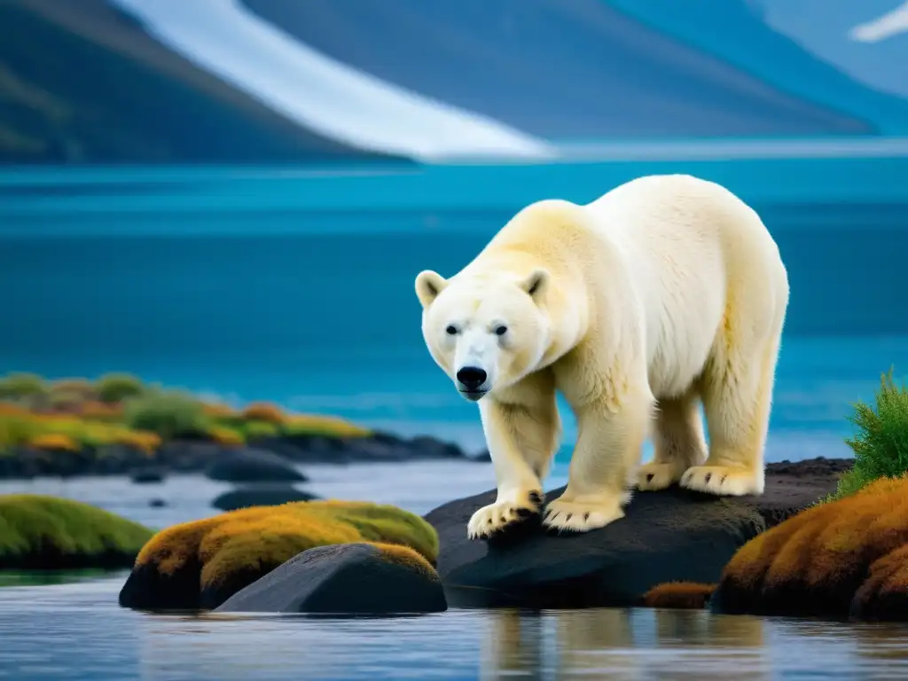 Imagen impactante de modelos climáticos y la biodiversidad en peligro, con diversas especies en hábitats naturales