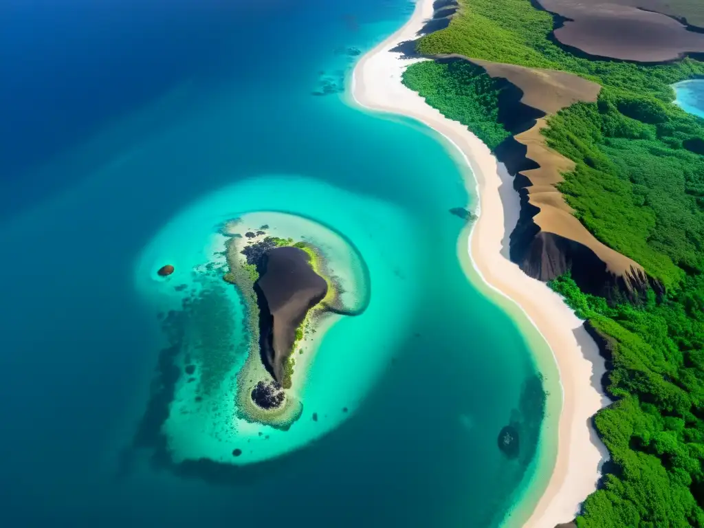 Imagen de las Islas Galápagos, con su diversidad única y ecosistemas aislados