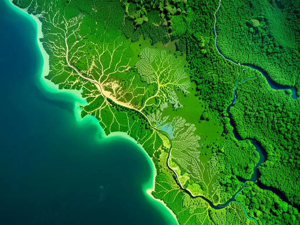 Imagen satelital de la deforestación en la Amazonia, resaltando la urgencia de conservación ambiental y el uso de satélites en monitoreo