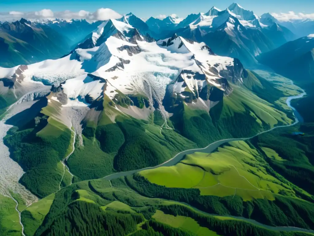 Impacto del cambio climático en los ecosistemas de montaña: contraste entre glaciares derretidos y picos intocados, una llamada a la conservación