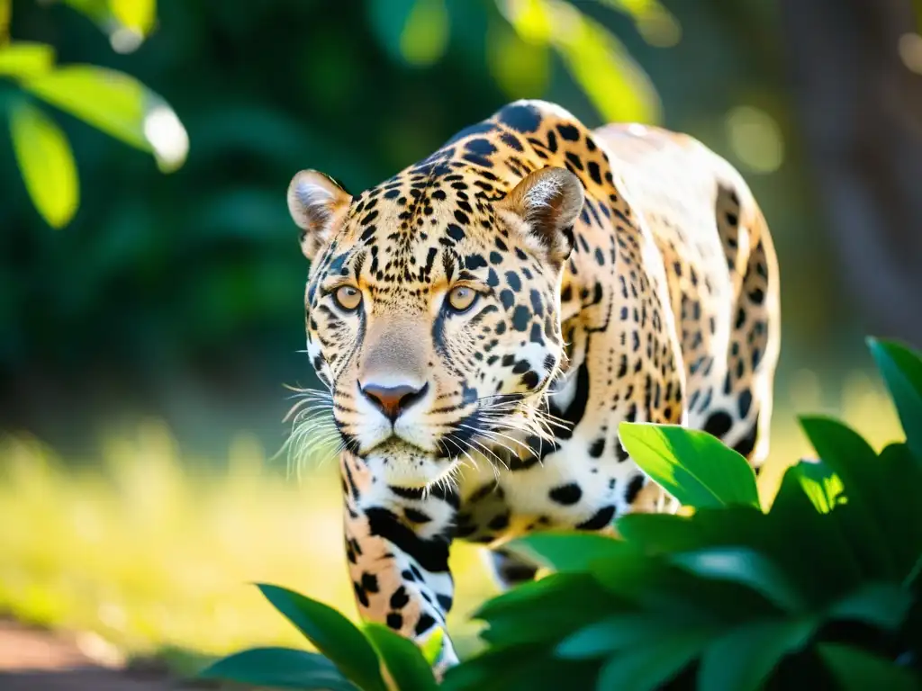 Imponente jaguar en el Pantanal, reflejando su belleza en su hábitat natural