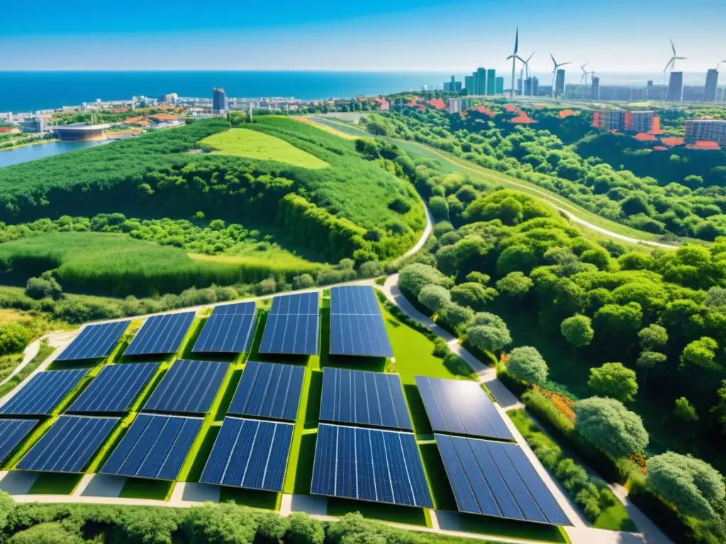 Infraestructuras resilientes al clima: Integración de energías renovables y naturaleza en la ciudad para un futuro sostenible y esperanzador