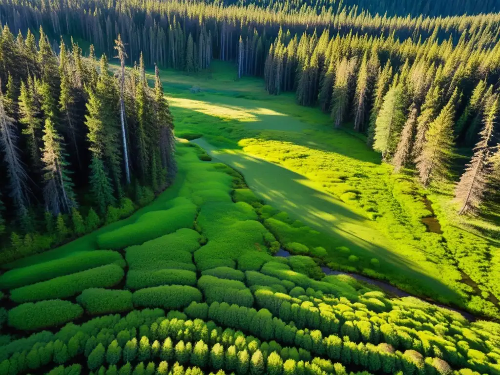 La inmensa y virgen taiga desafía la conservación con su exuberante y sereno paisaje natural de bosques, arroyos y vida silvestre