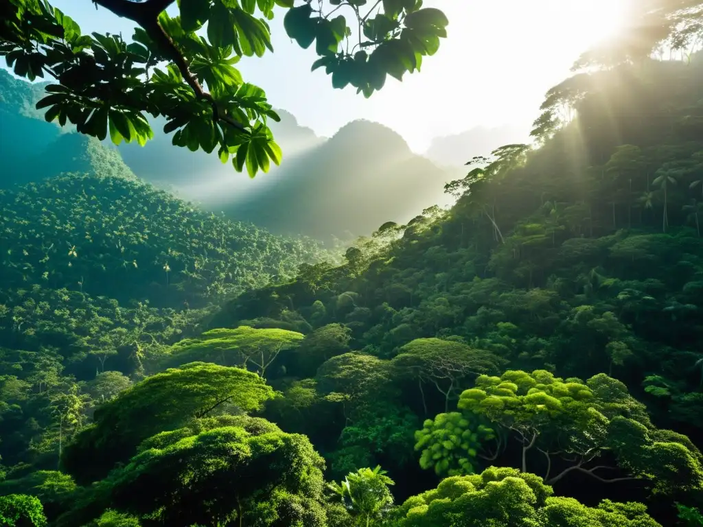 Biodiversidad en las islas Andamán: Una exuberante y diversa selva tropical con árboles altos, plantas exóticas y vida silvestre vibrante