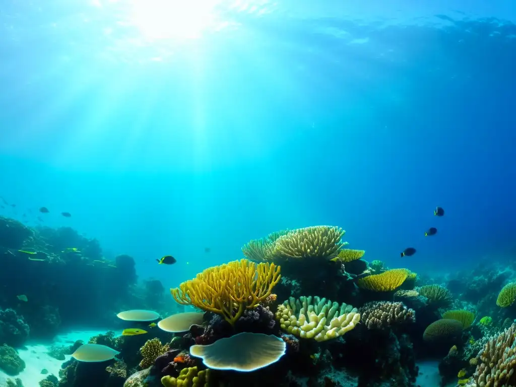 Biodiversidad en las islas Andamán: un vibrante arrecife de coral con vida marina colorida y paisajes subacuáticos cautivadores