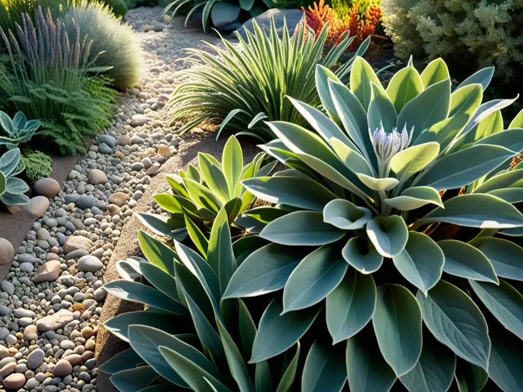 Un jardín sensorial para estimular sentidos: plantas texturizadas, luz filtrada, colores ricos y diversidad visual