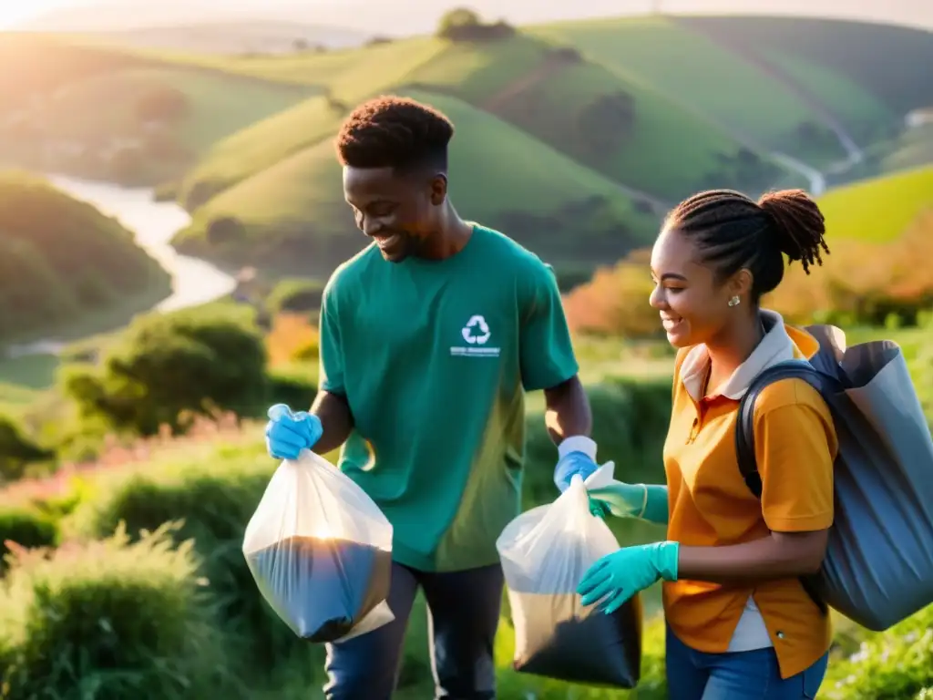 Jóvenes apasionados limpian el entorno natural, transmitiendo esperanza y comunidad en la conciencia ambiental juvenil en las redes sociales