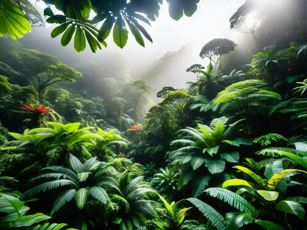 Un mágico bosque nublado, hogar de biodiversidad