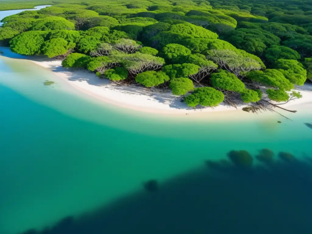 Un majestuoso manglar marino con una rica biodiversidad y una impresionante importancia ecológica