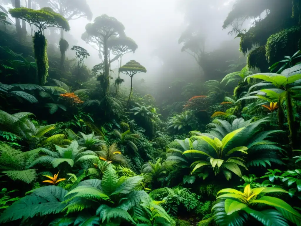 El misterioso bosque nublado, hogar de una biodiversidad única