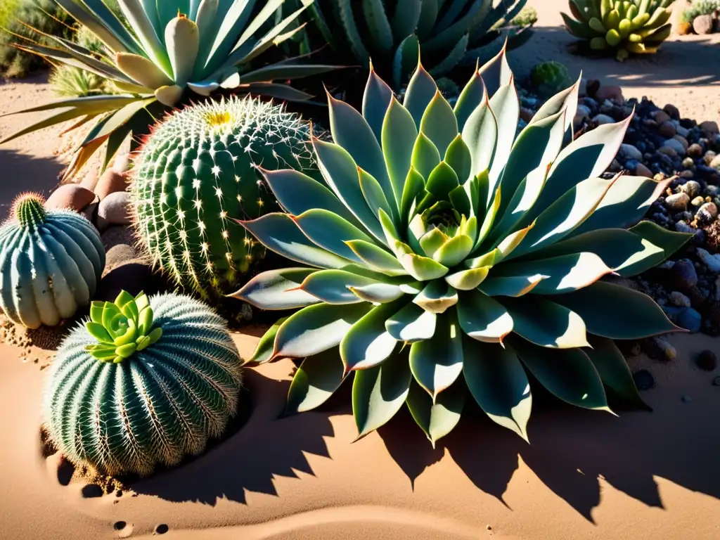 Un oasis en el desierto: jardín de suculentas y cactus