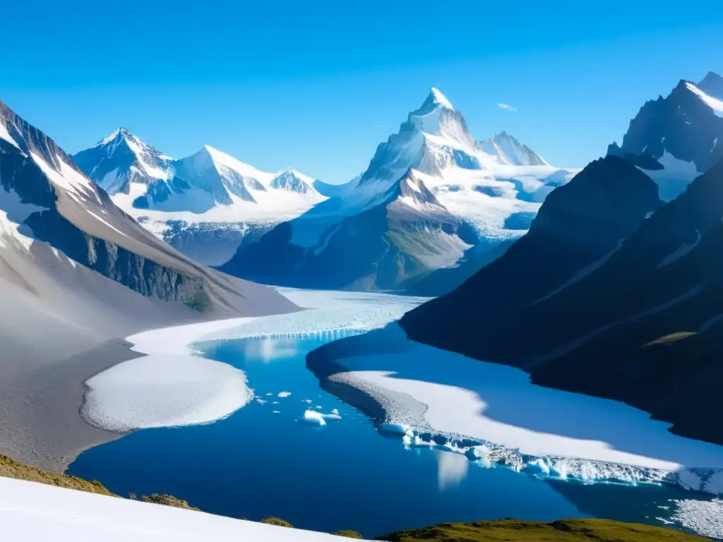 Un paisaje glacial majestuoso con impacto en la biodiversidad y los ecosistemas