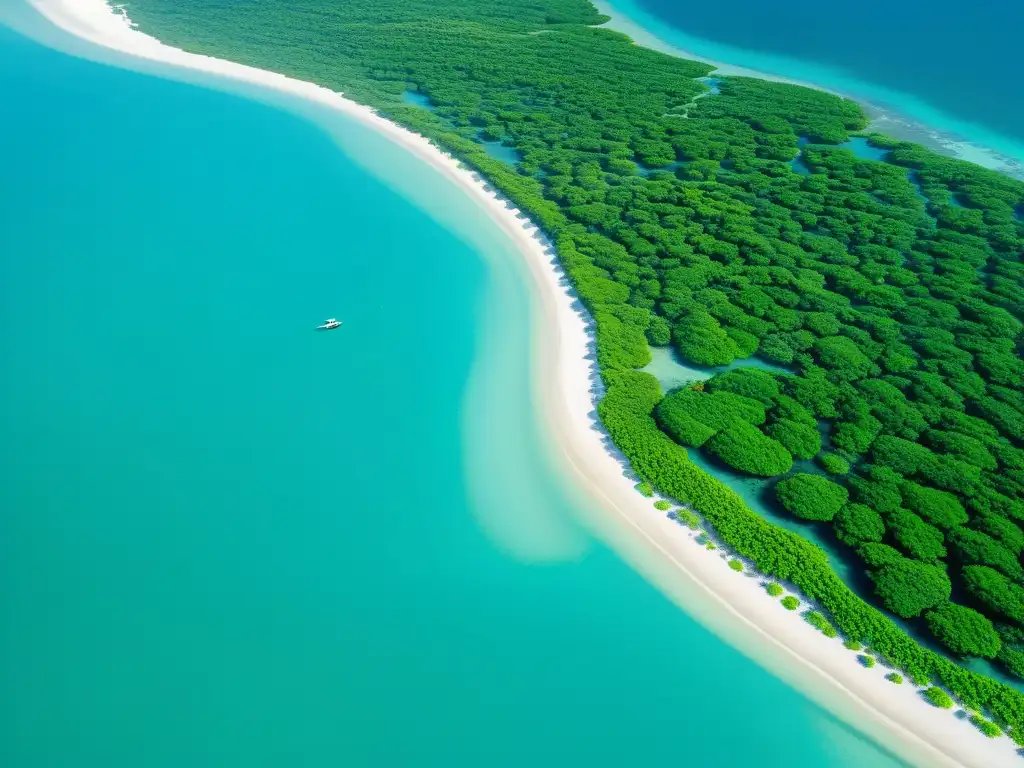 Un paraíso costero: manglares, playas blancas y aguas turquesas