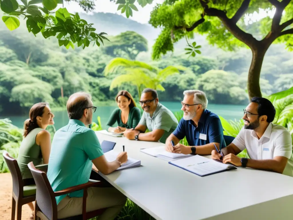 Profesionales internacionales en EcoSimposios estudian ecosistemas en medio de exuberante naturaleza y vida silvestre diversa