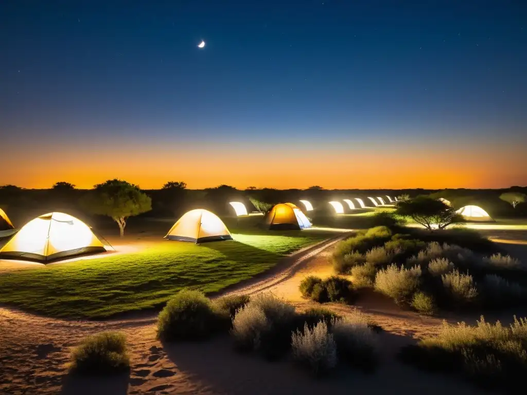 Iluminación sostenible en el Parque Nacional de Doñana, resaltando la armonía entre humanos y ecosistemas nocturnos