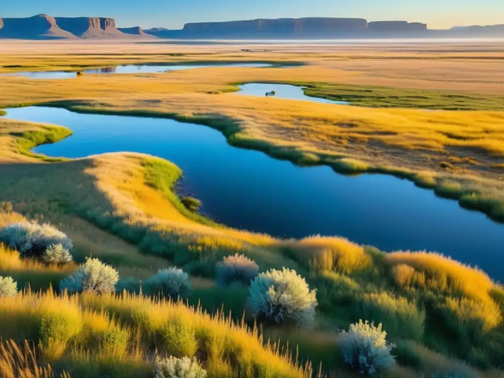 Vasta pradera soleada con estructura social de animales pradera en detalle