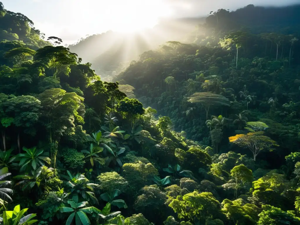 Vibrante selva amazónica con impacto de deforestación y la urgencia de acciones de contención