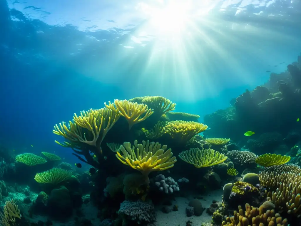 Un vibrante arrecife de coral en Azores muestra la complejidad y belleza del ecosistema marino